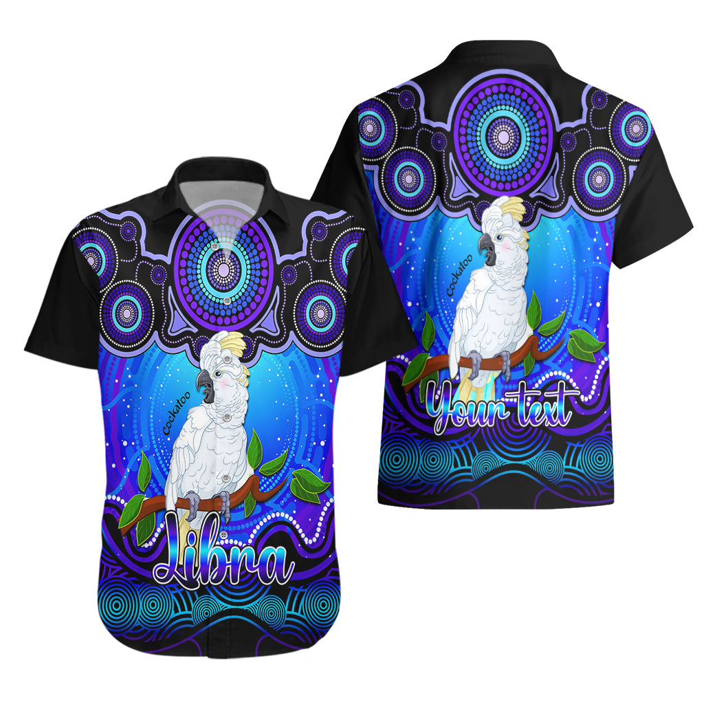 personalised-australia-libra-cockatoo-zodiac-hawaiian-shirt-auz-astrology-aboriginal-blue