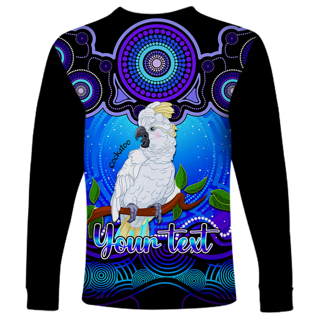 personalised-australia-libra-cockatoo-zodiac-long-sleeve-shirt-auz-astrology-aboriginal-blue