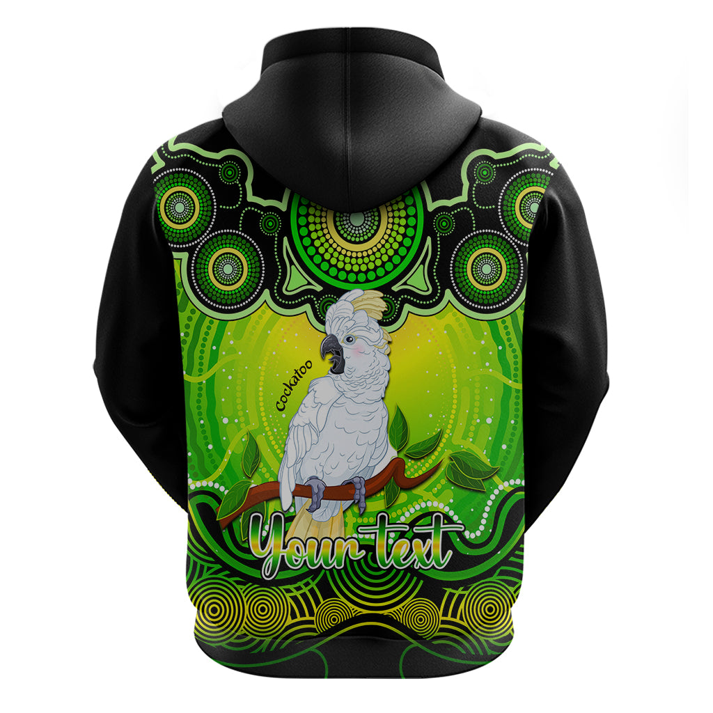 personalised-australia-libra-cockatoo-zodiac-hoodie-auz-astrology-aboriginal-green