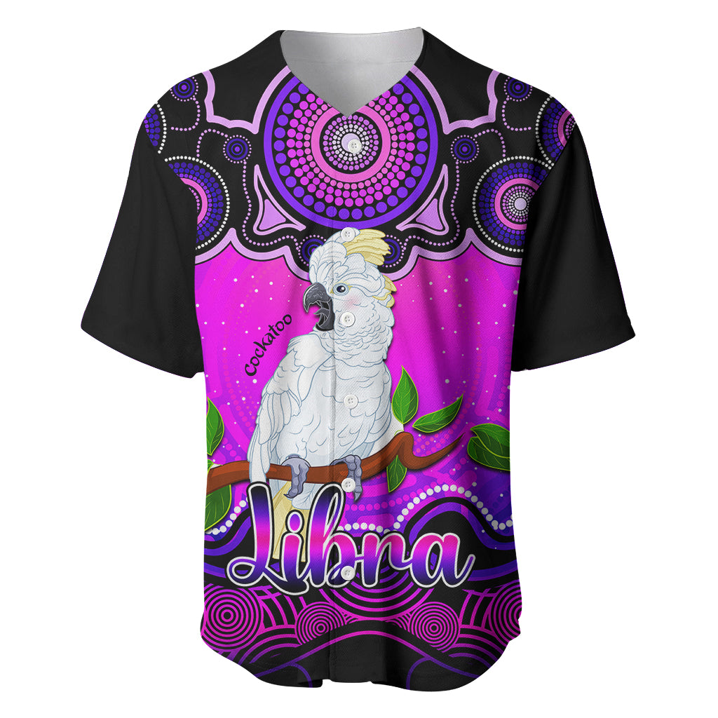 personalised-australia-libra-cockatoo-zodiac-baseball-jersey-auz-astrology-aboriginal-magenta