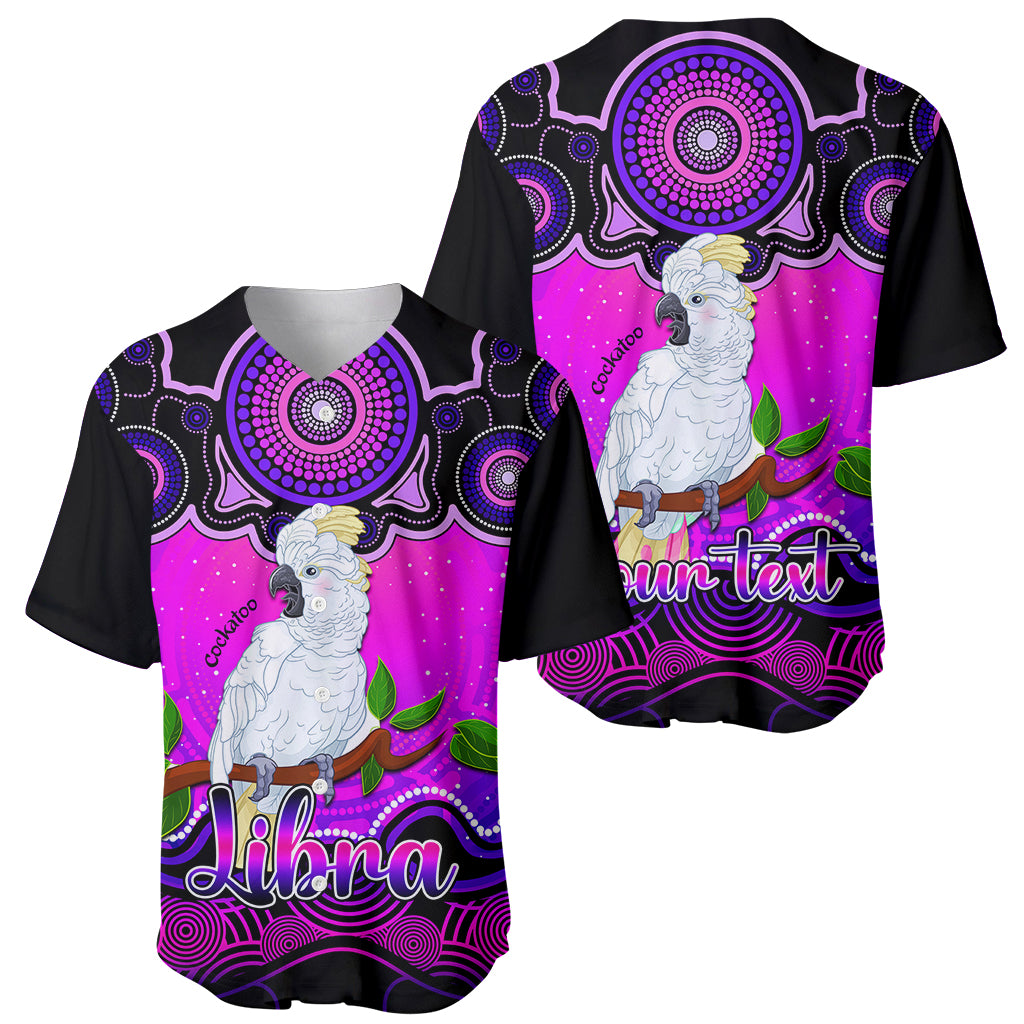 personalised-australia-libra-cockatoo-zodiac-baseball-jersey-auz-astrology-aboriginal-magenta