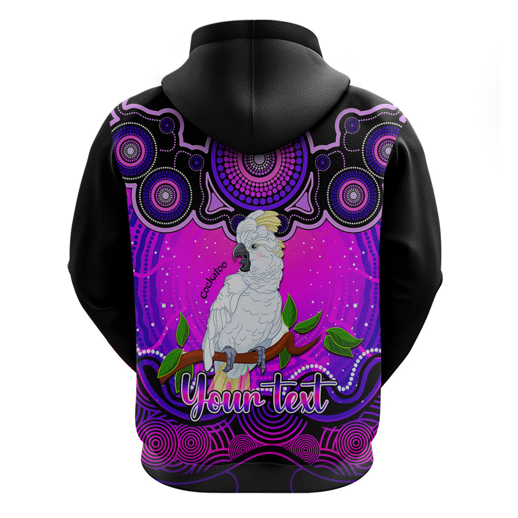 personalised-australia-libra-cockatoo-zodiac-hoodie-auz-astrology-aboriginal-magenta