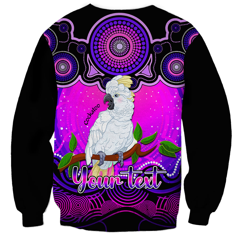 personalised-australia-libra-cockatoo-zodiac-sweatshirt-auz-astrology-aboriginal-magenta