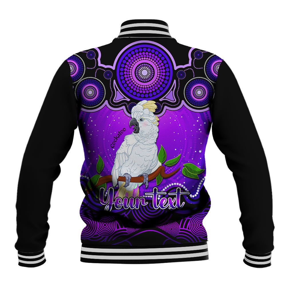 personalised-australia-libra-cockatoo-zodiac-baseball-jacket-auz-astrology-aboriginal-purple