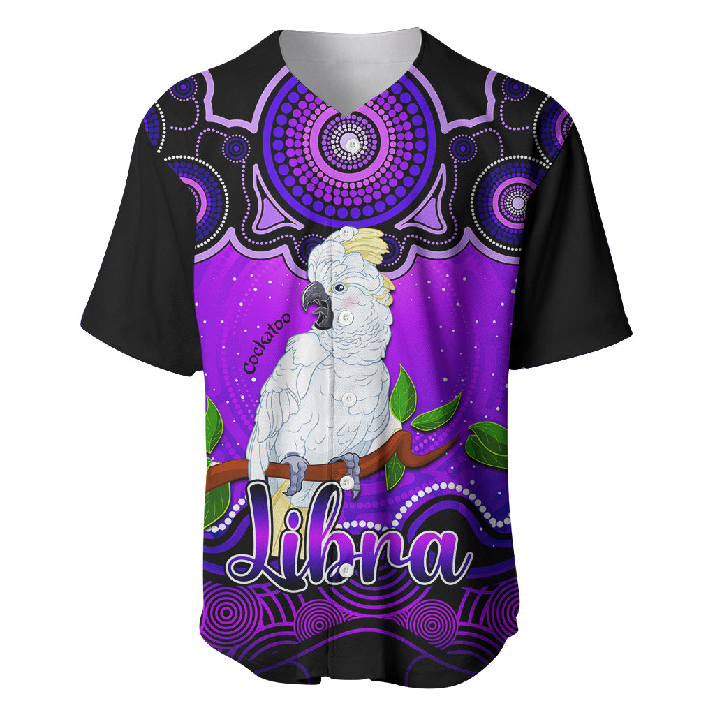 personalised-australia-libra-cockatoo-zodiac-baseball-jersey-auz-astrology-aboriginal-purple