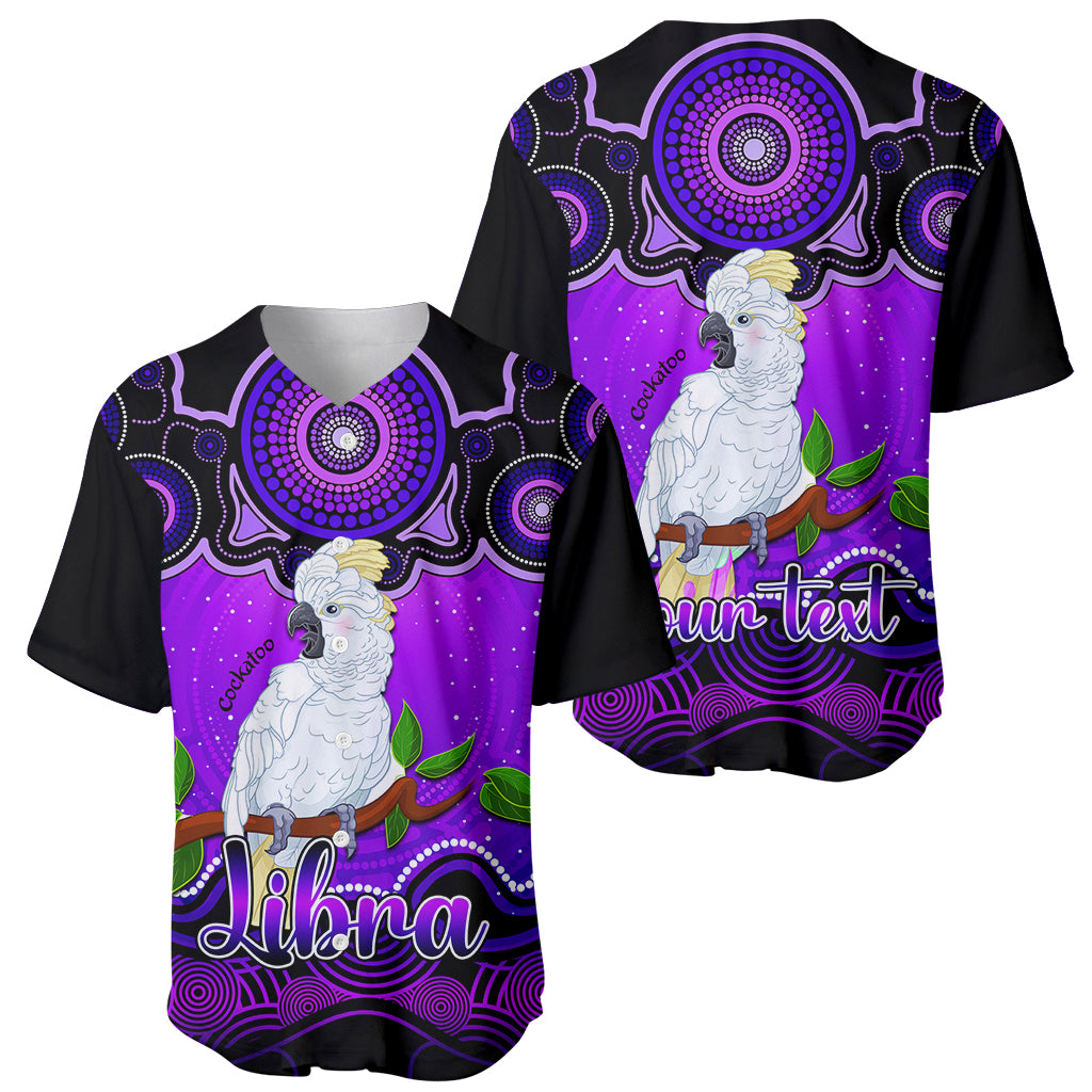 personalised-australia-libra-cockatoo-zodiac-baseball-jersey-auz-astrology-aboriginal-purple