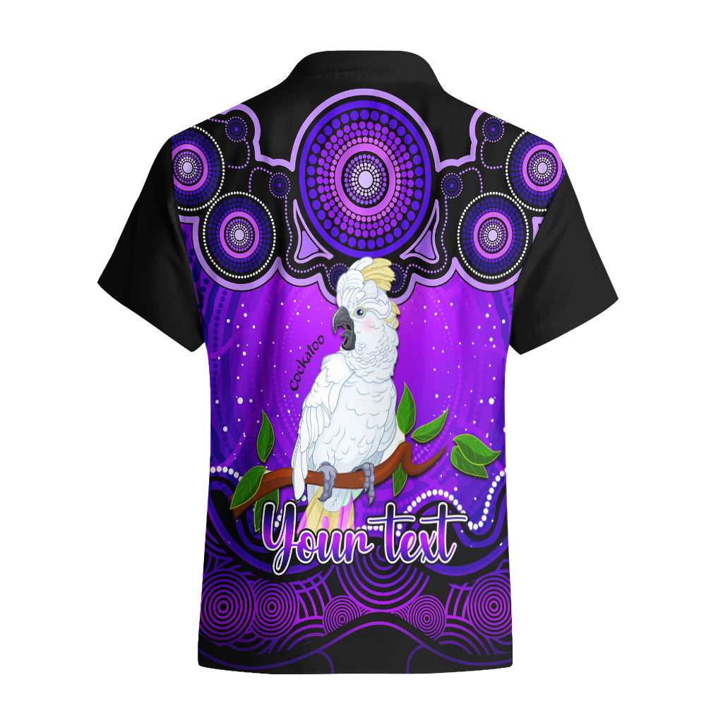 personalised-australia-libra-cockatoo-zodiac-hawaiian-shirt-auz-astrology-aboriginal-purple