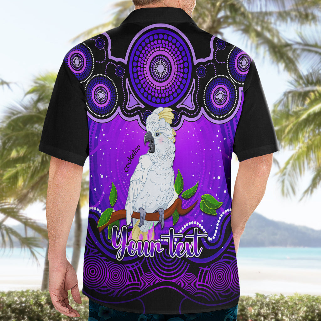 personalised-australia-libra-cockatoo-zodiac-hawaiian-shirt-auz-astrology-aboriginal-purple