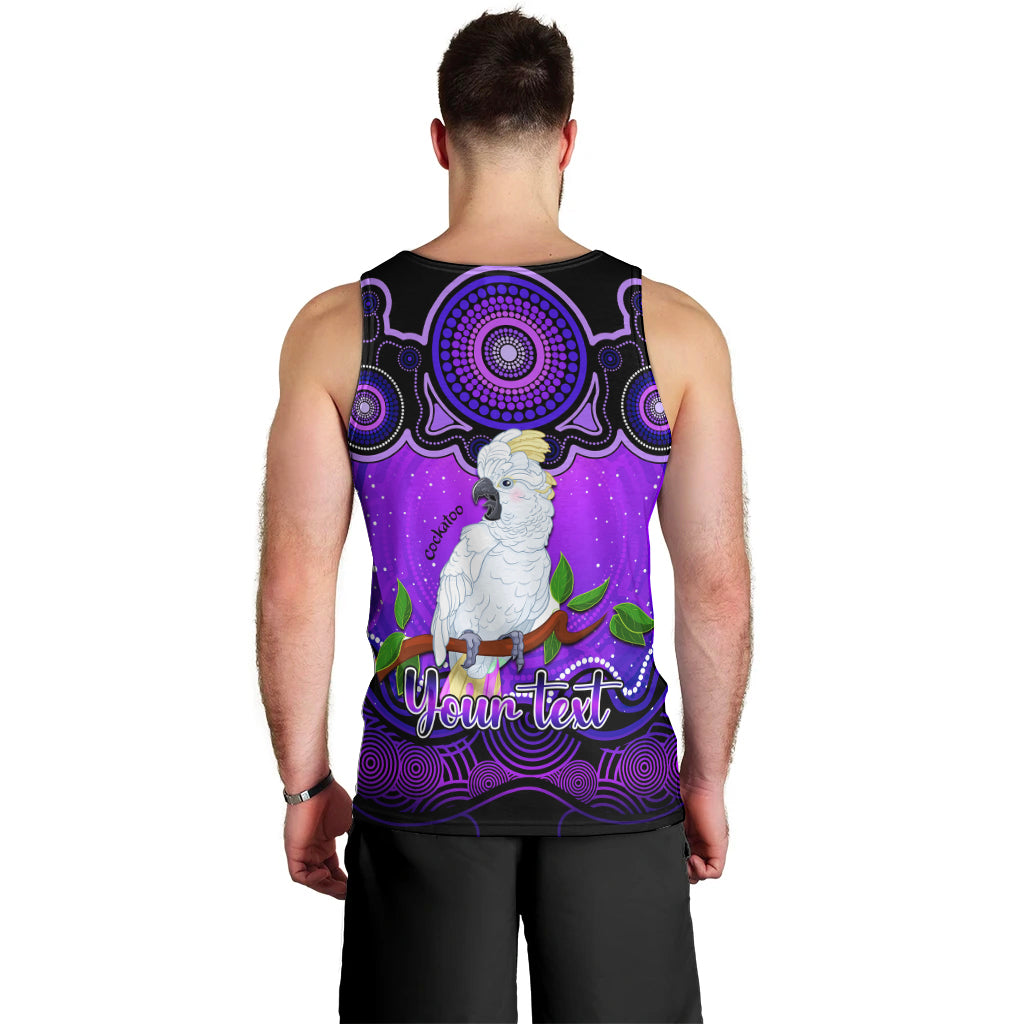 personalised-australia-libra-cockatoo-zodiac-men-tank-top-auz-astrology-aboriginal-purple