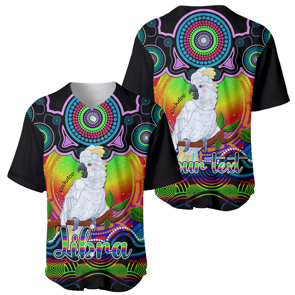 personalised-australia-libra-cockatoo-zodiac-baseball-jersey-auz-astrology-aboriginal-rainbow