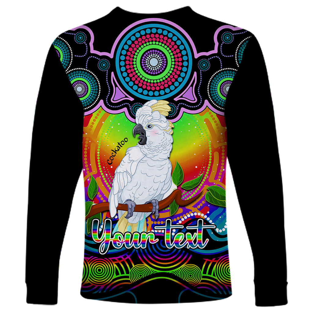 personalised-australia-libra-cockatoo-zodiac-long-sleeve-shirt-auz-astrology-aboriginal-rainbow