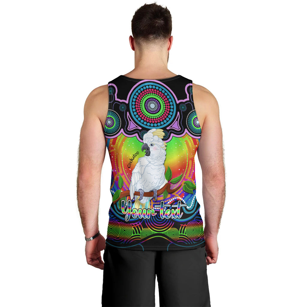 personalised-australia-libra-cockatoo-zodiac-men-tank-top-auz-astrology-aboriginal-rainbow