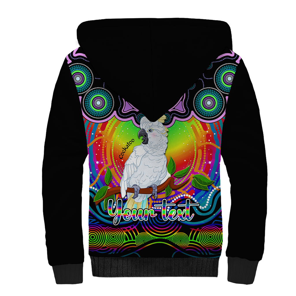 personalised-australia-libra-cockatoo-zodiac-sherpa-hoodie-auz-astrology-aboriginal-rainbow