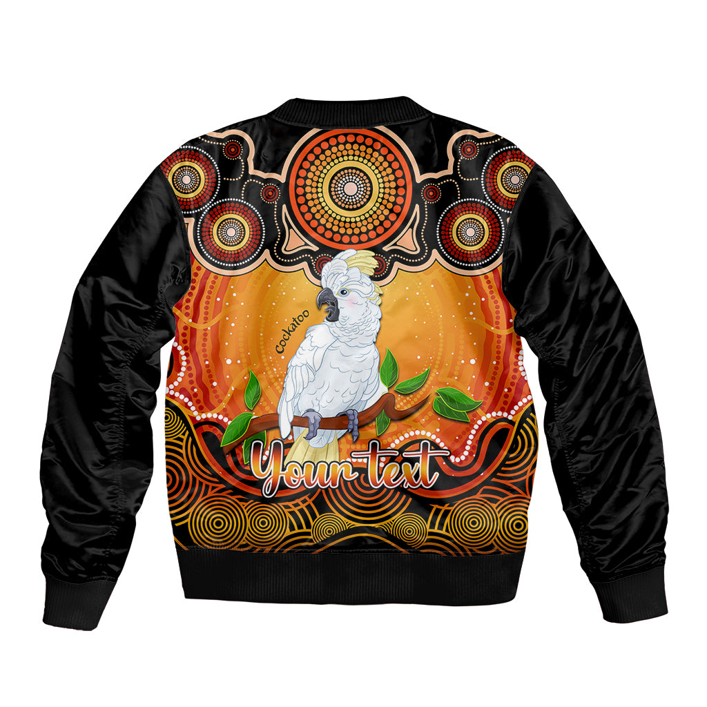 personalised-australia-libra-cockatoo-zodiac-bomber-jacket-auz-astrology-aboriginal-red