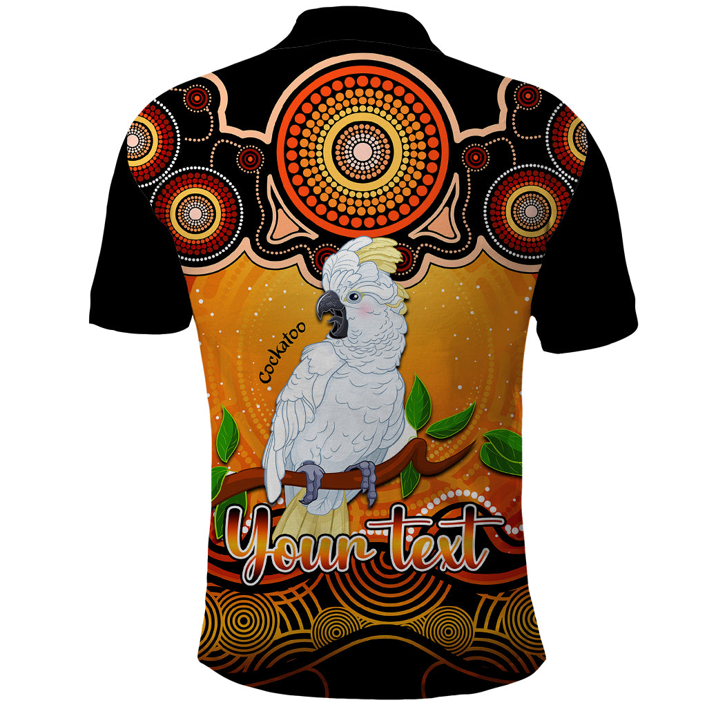 personalised-australia-libra-cockatoo-zodiac-polo-shirt-auz-astrology-aboriginal-red