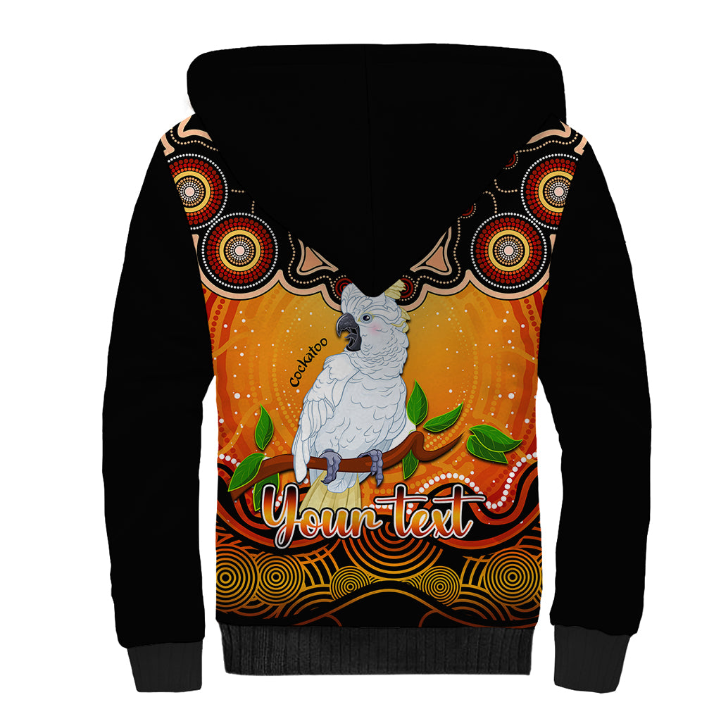 personalised-australia-libra-cockatoo-zodiac-sherpa-hoodie-auz-astrology-aboriginal-red