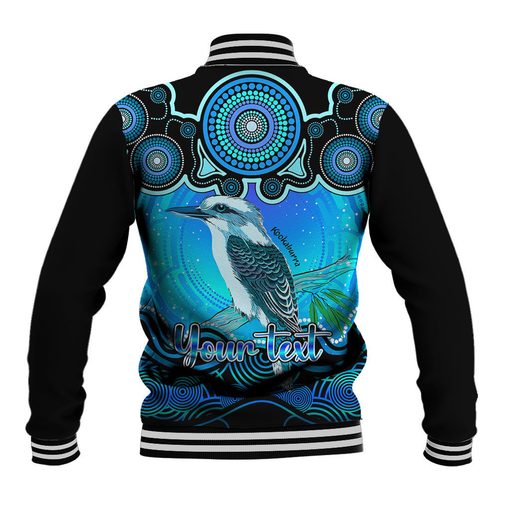 personalised-australia-sagittarius-kookaburra-zodiac-baseball-jacket-auz-astrology-aboriginal-aqua