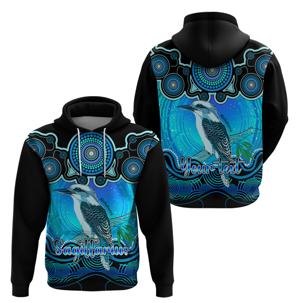 personalised-australia-sagittarius-kookaburra-zodiac-hoodie-auz-astrology-aboriginal-aqua