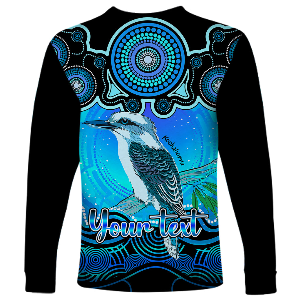 personalised-australia-sagittarius-kookaburra-zodiac-long-sleeve-shirt-auz-astrology-aboriginal-aqua