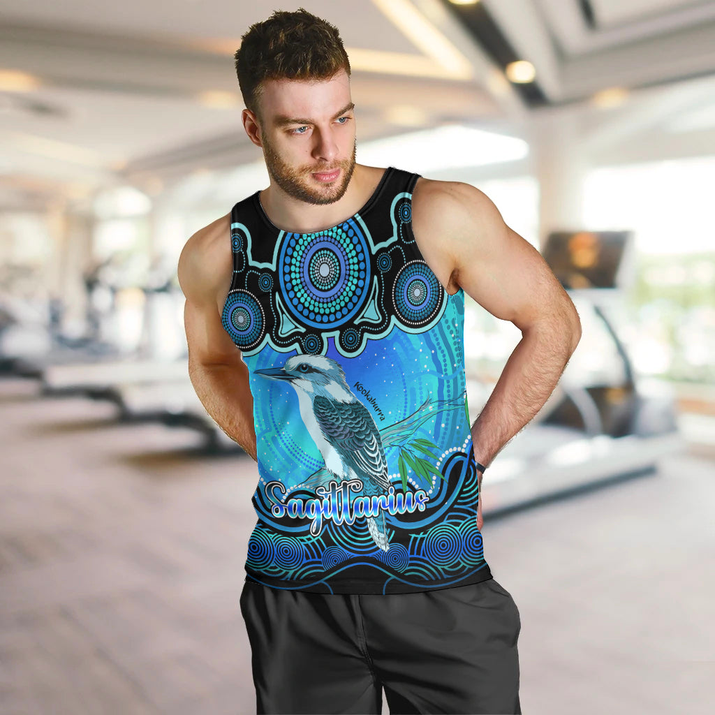 personalised-australia-sagittarius-kookaburra-zodiac-men-tank-top-auz-astrology-aboriginal-aqua