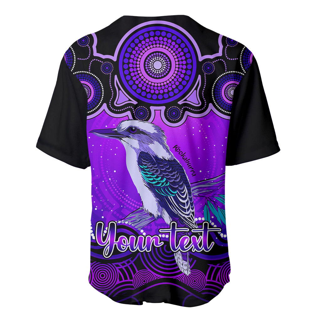 personalised-australia-sagittarius-kookaburra-zodiac-baseball-jersey-auz-astrology-aboriginal-purple