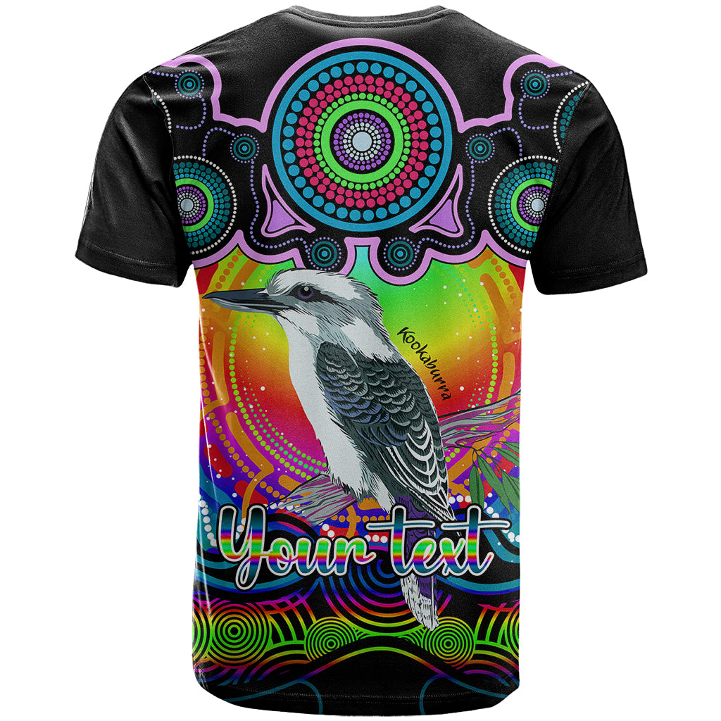 personalised-australia-sagittarius-kookaburra-zodiac-t-shirt-auz-astrology-aboriginal-rainbow