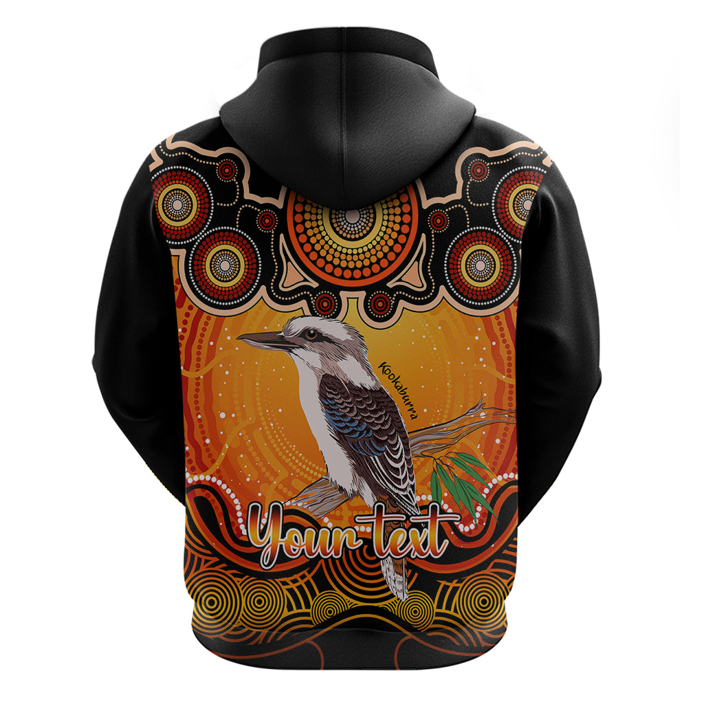 personalised-australia-sagittarius-kookaburra-zodiac-hoodie-auz-astrology-aboriginal-red