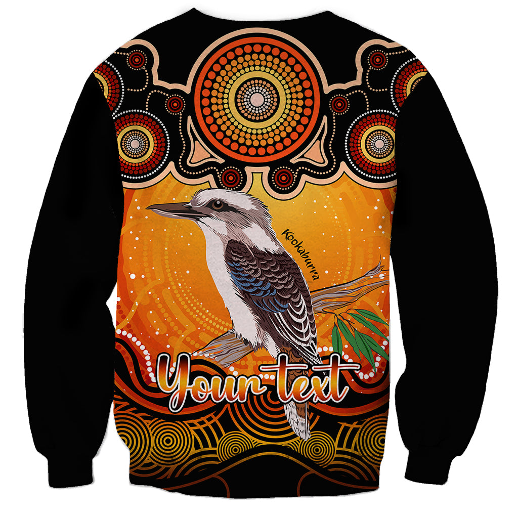 personalised-australia-sagittarius-kookaburra-zodiac-sweatshirt-auz-astrology-aboriginal-red