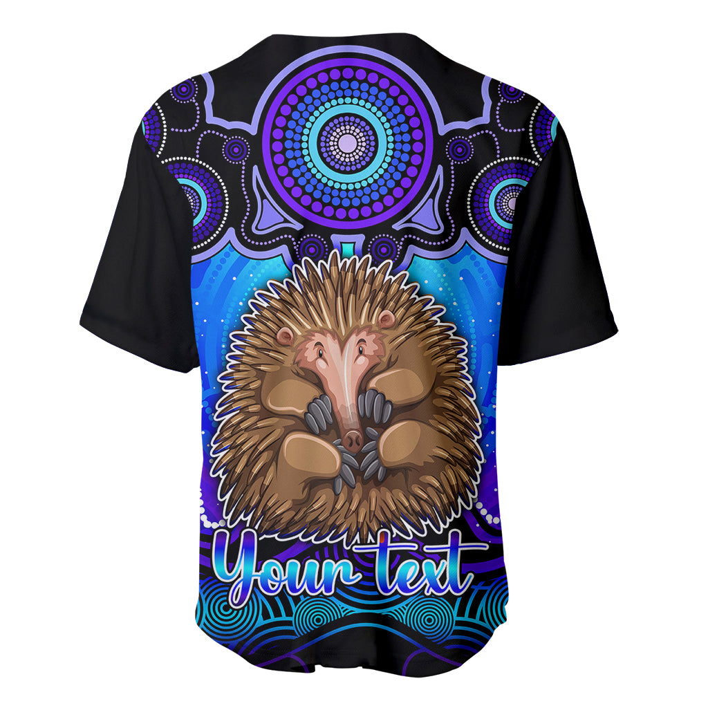 personalised-australia-virgo-echidna-zodiac-baseball-jersey-auz-astrology-aboriginal-blue