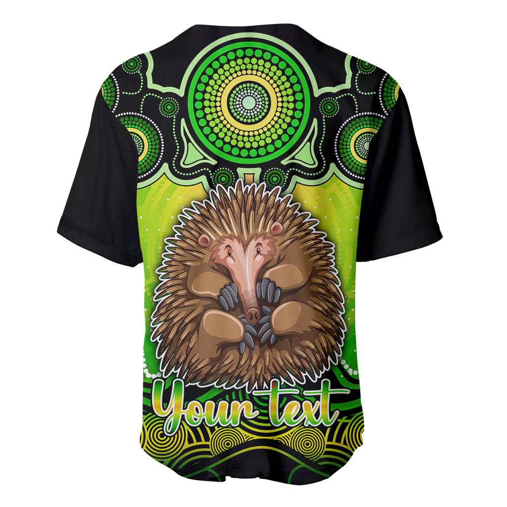 personalised-australia-virgo-echidna-zodiac-baseball-jersey-auz-astrology-aboriginal-green