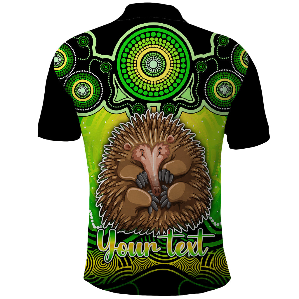 personalised-australia-virgo-echidna-zodiac-polo-shirt-auz-astrology-aboriginal-green