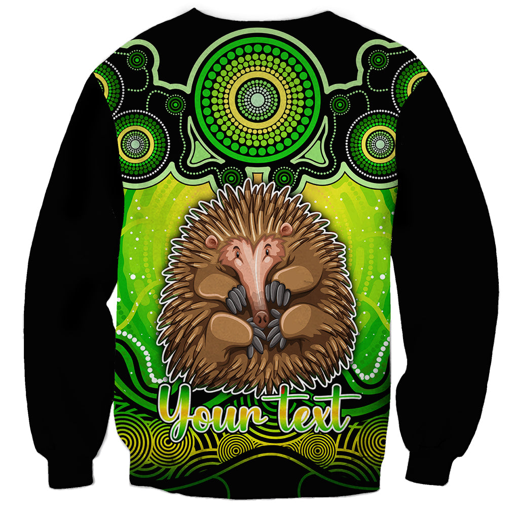 personalised-australia-virgo-echidna-zodiac-sweatshirt-auz-astrology-aboriginal-green