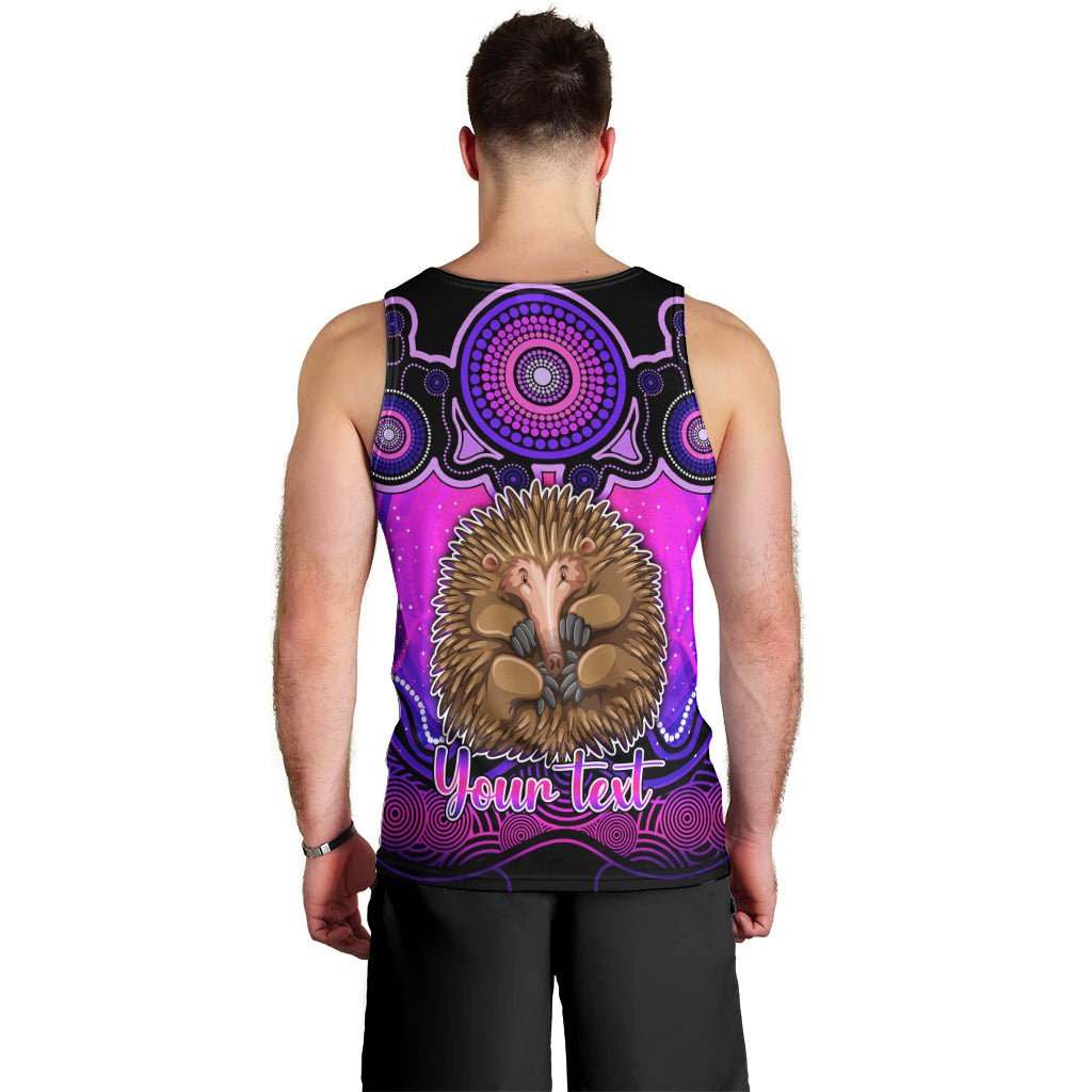 personalised-australia-virgo-echidna-zodiac-men-tank-top-auz-astrology-aboriginal-magenta