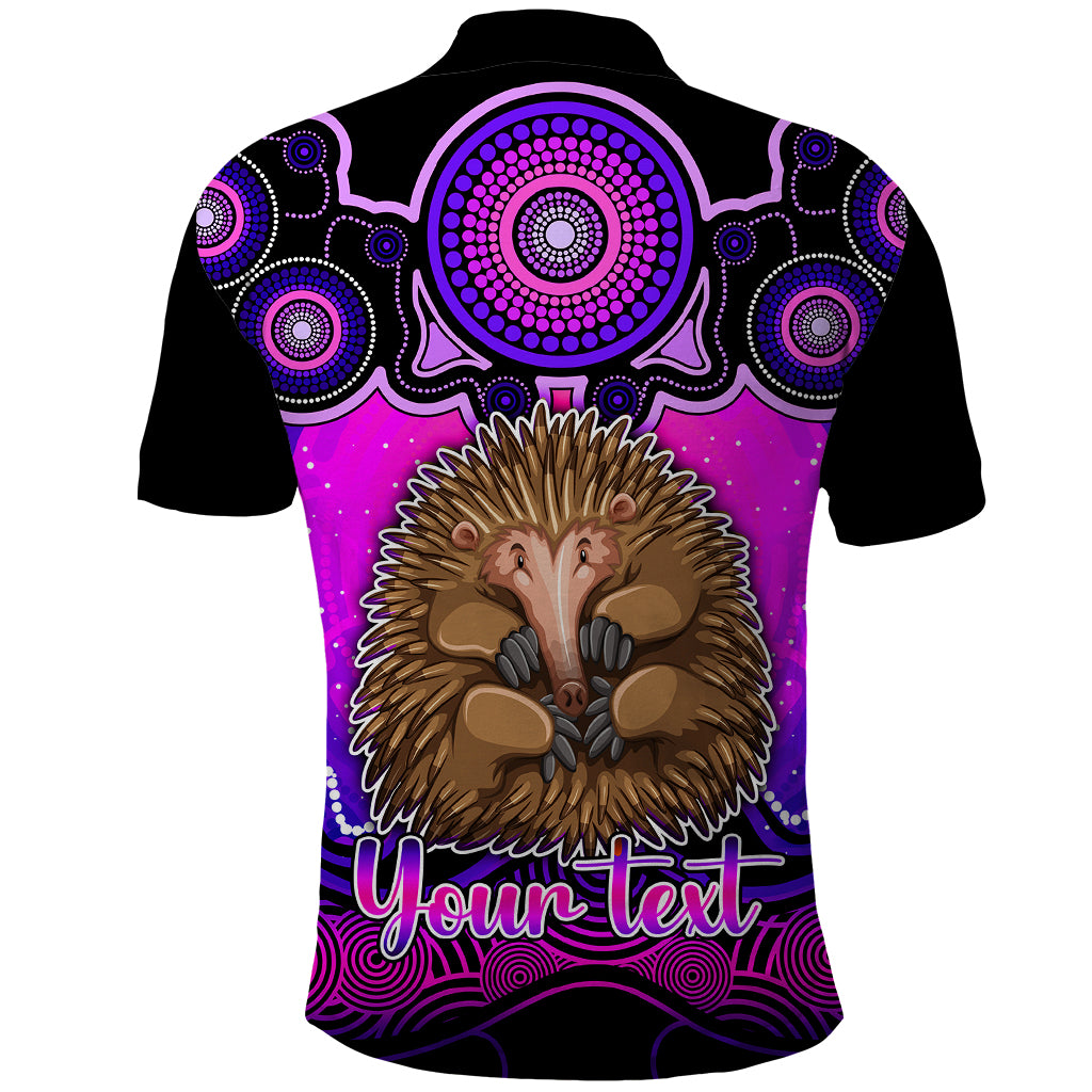 personalised-australia-virgo-echidna-zodiac-polo-shirt-auz-astrology-aboriginal-magenta