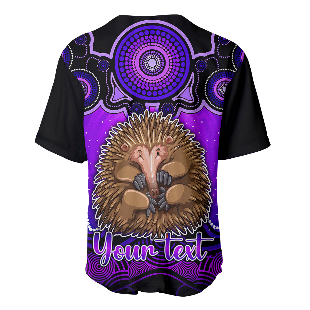 personalised-australia-virgo-echidna-zodiac-baseball-jersey-auz-astrology-aboriginal-purple