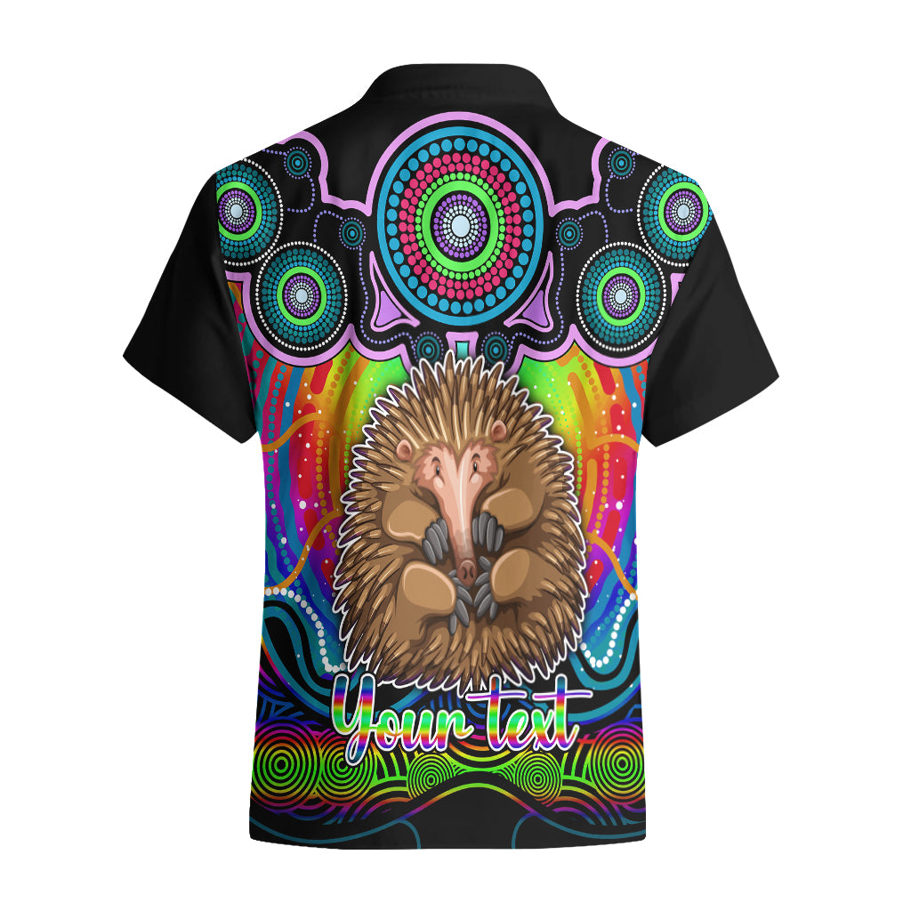 personalised-australia-virgo-echidna-zodiac-hawaiian-shirt-auz-astrology-aboriginal-rainbow