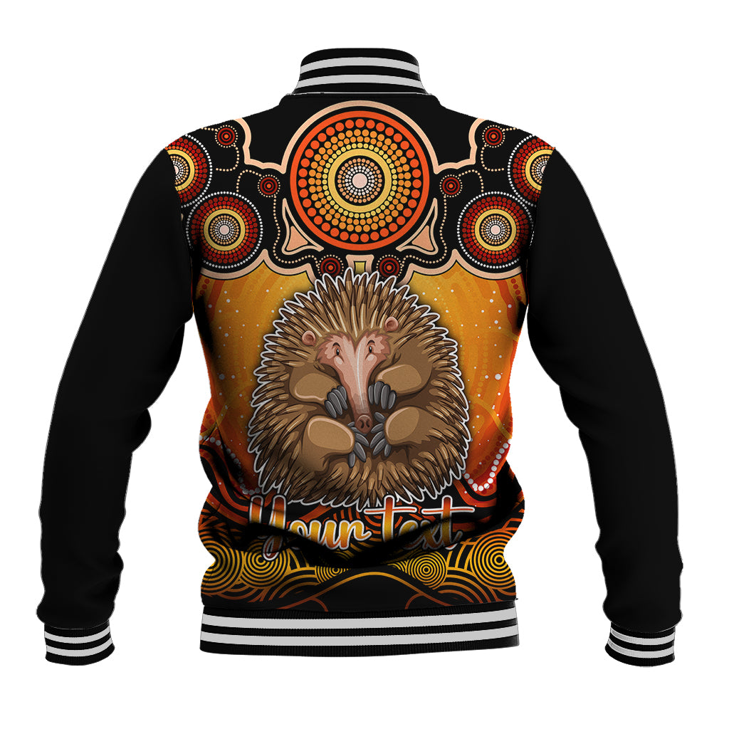 personalised-australia-virgo-echidna-zodiac-baseball-jacket-auz-astrology-aboriginal-red