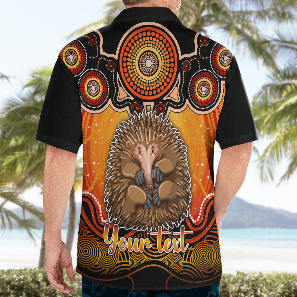 personalised-australia-virgo-echidna-zodiac-hawaiian-shirt-auz-astrology-aboriginal-red