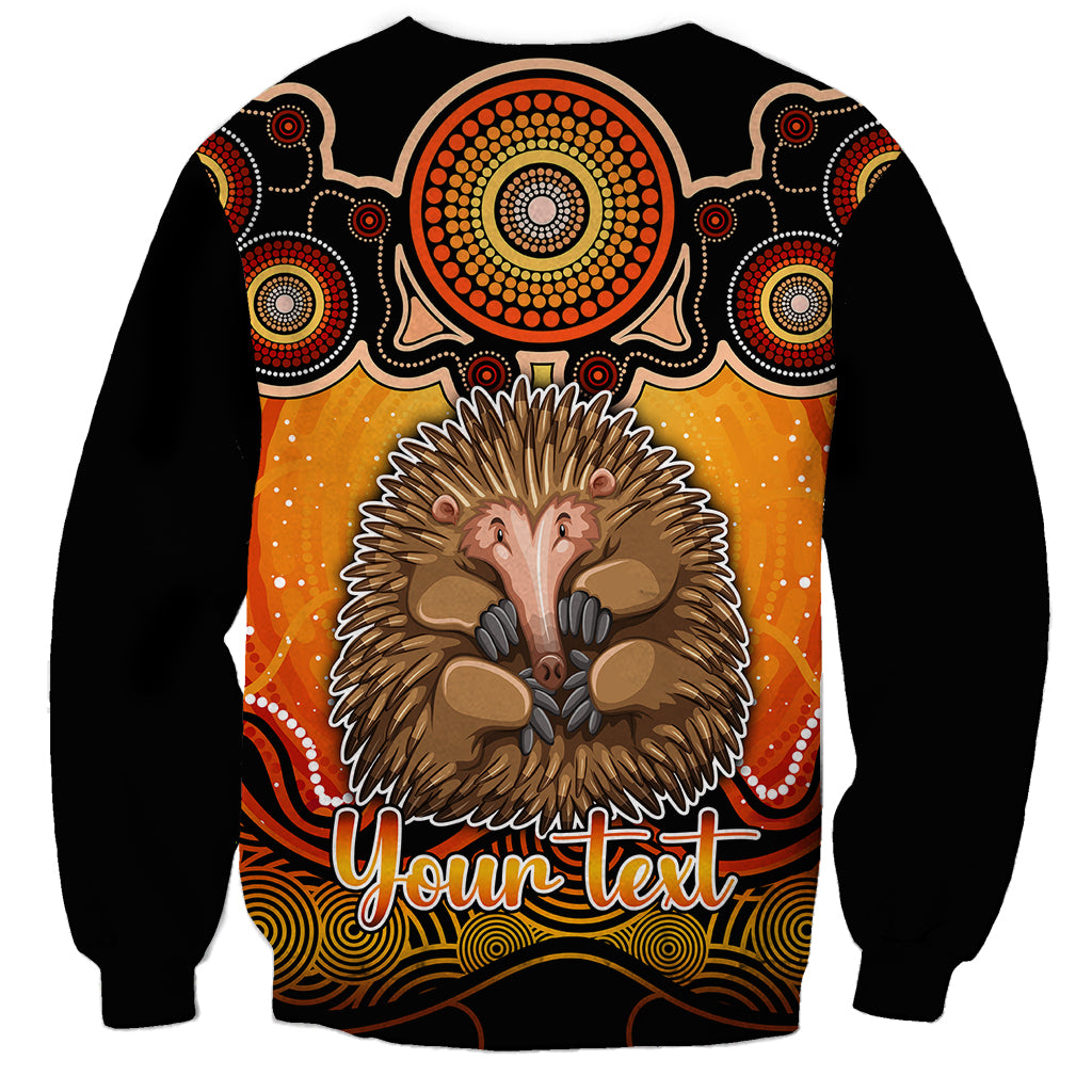 personalised-australia-virgo-echidna-zodiac-sweatshirt-auz-astrology-aboriginal-red