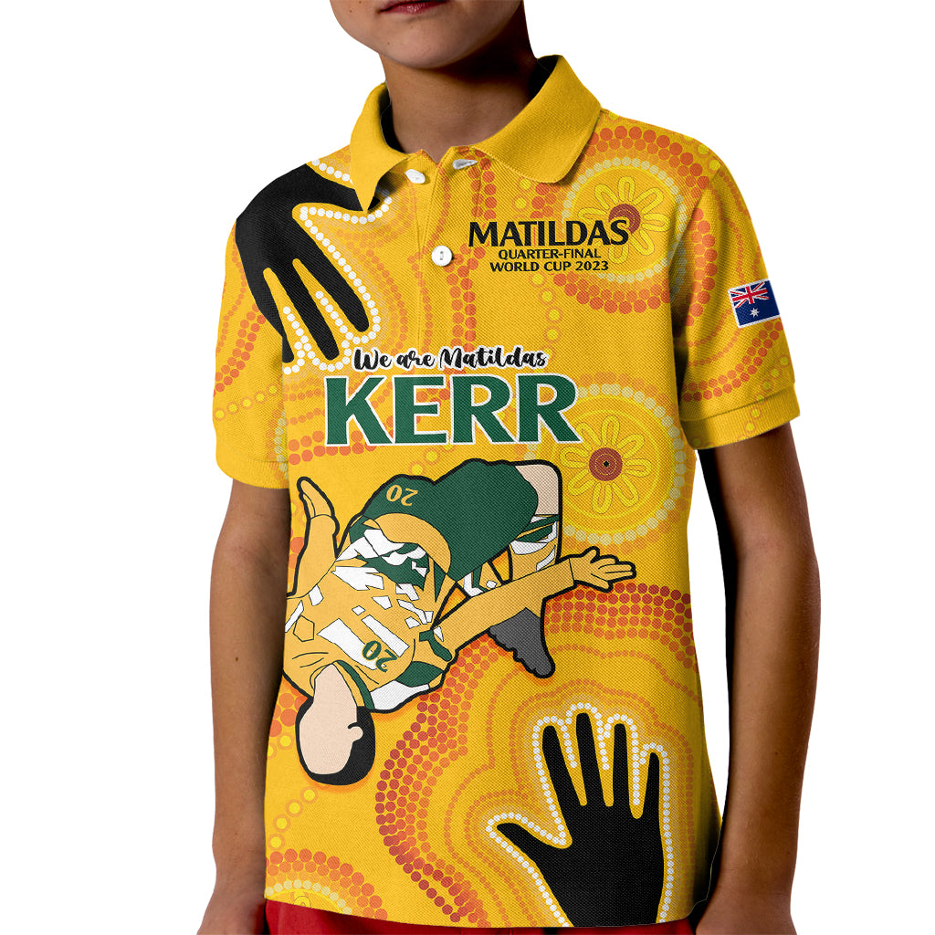 sam-kerr-matildas-kid-polo-shirt-australia-soccer-world-cup-2023-quater-final