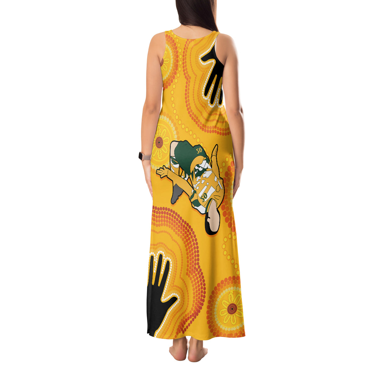 sam-kerr-matildas-tank-maxi-dress-australia-soccer-world-cup-2023-quater-final