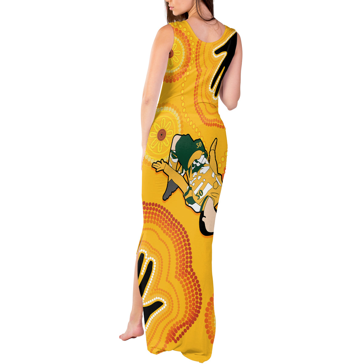 sam-kerr-matildas-tank-maxi-dress-australia-soccer-world-cup-2023-quater-final