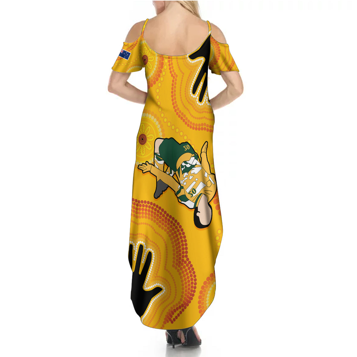 custom-sam-kerr-matildas-summer-maxi-dress-australia-soccer-world-cup-2023-quater-final