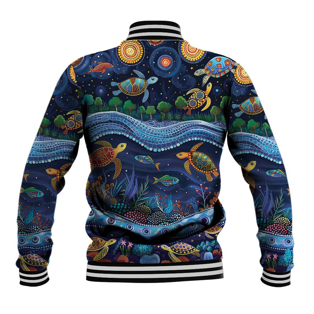 Australian Landscapes Baseball Jacket Aboriginal Dreamtime Story