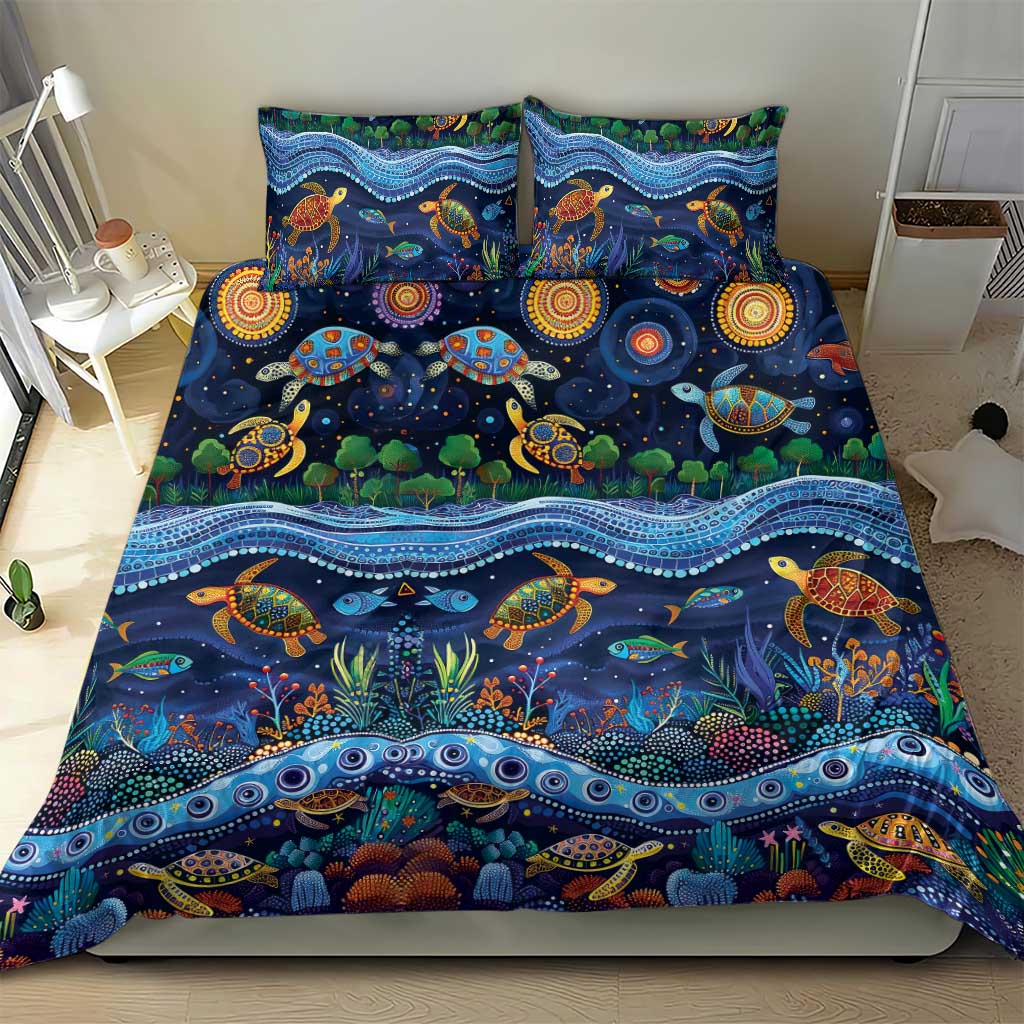 Australian Landscapes Bedding Set Aboriginal Dreamtime Story