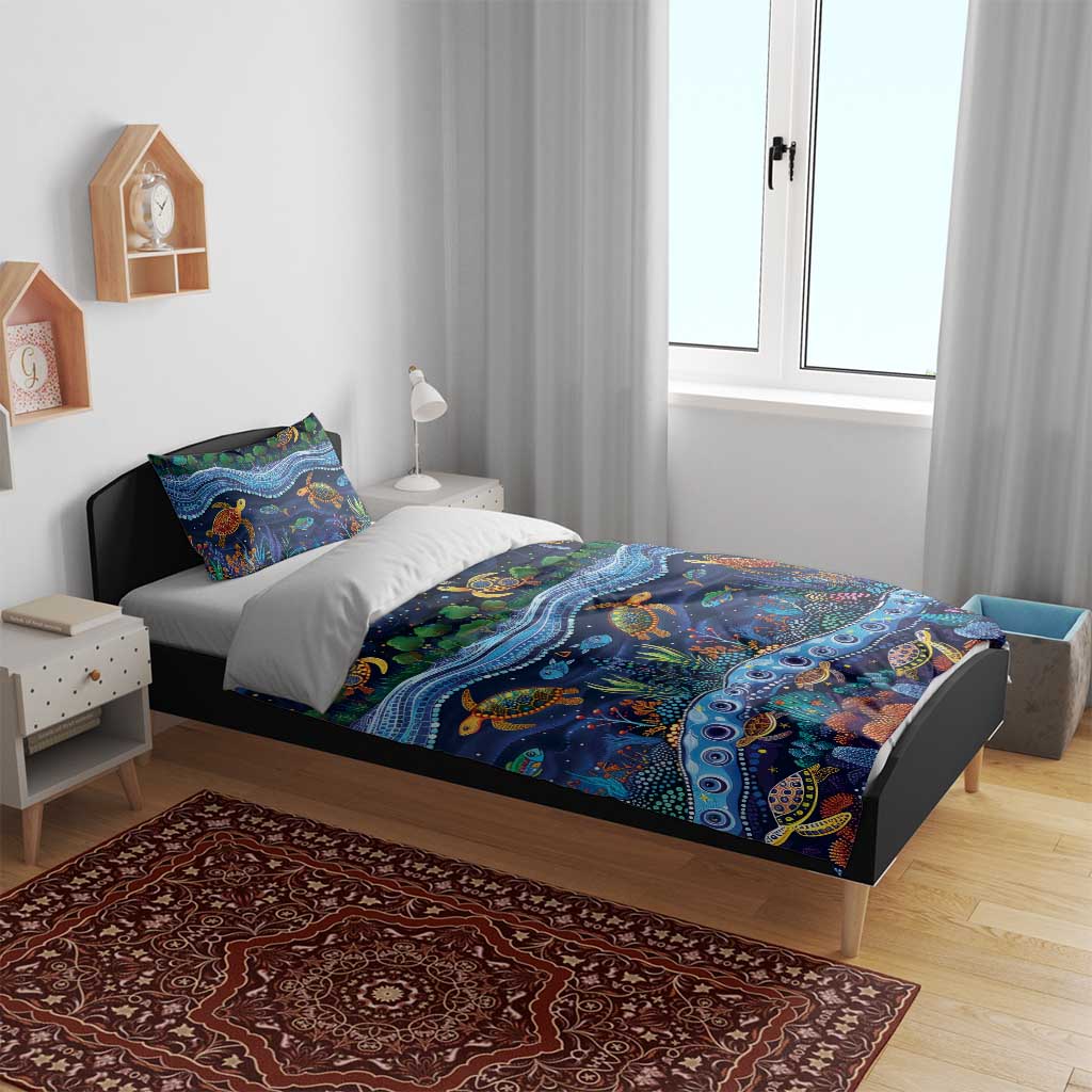 Australian Landscapes Bedding Set Aboriginal Dreamtime Story