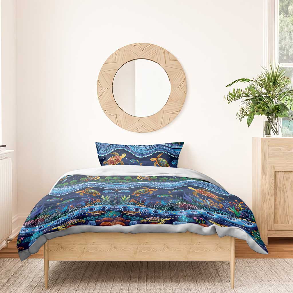 Australian Landscapes Bedding Set Aboriginal Dreamtime Story