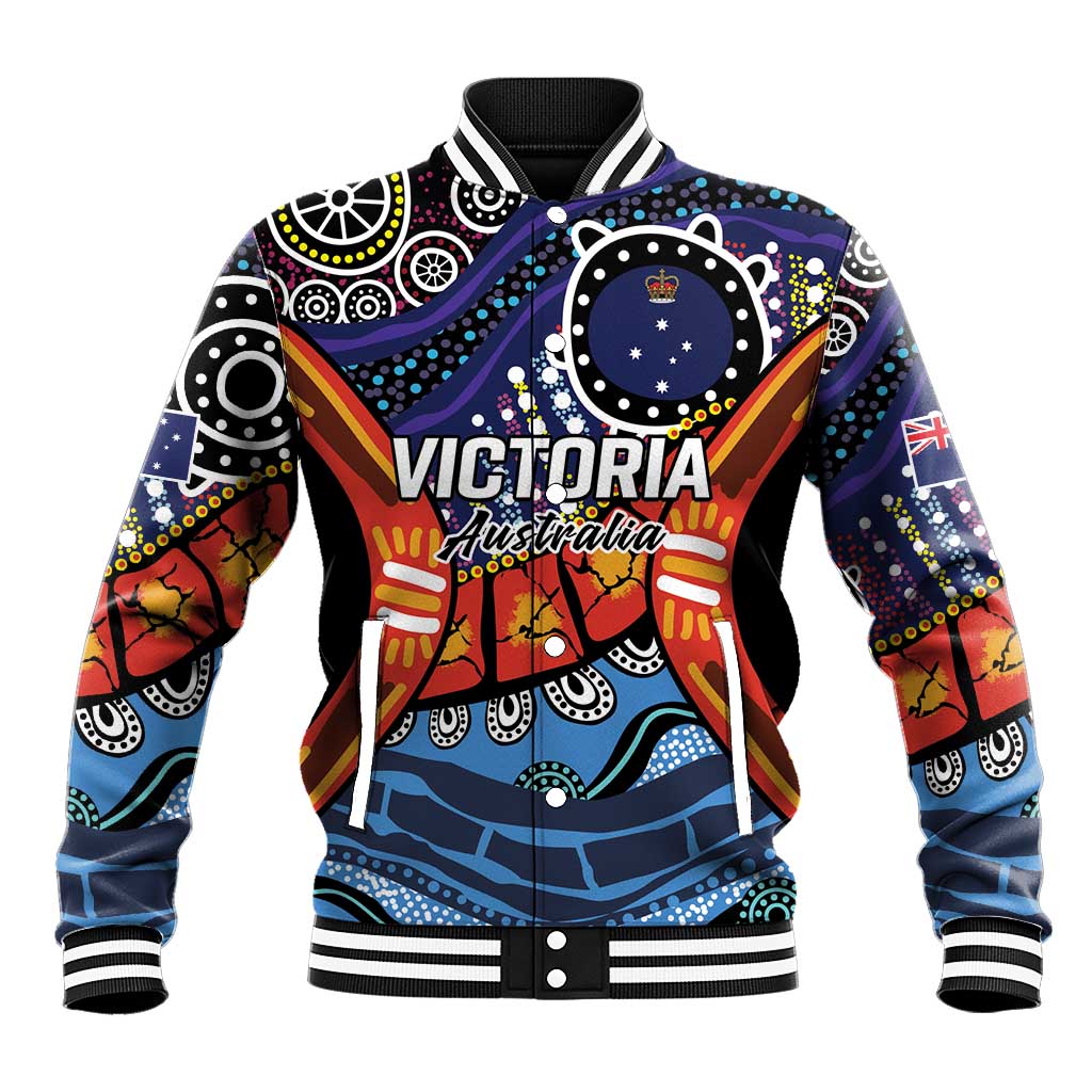 Australia Victoria State Baseball Jacket Peace and Prosperity