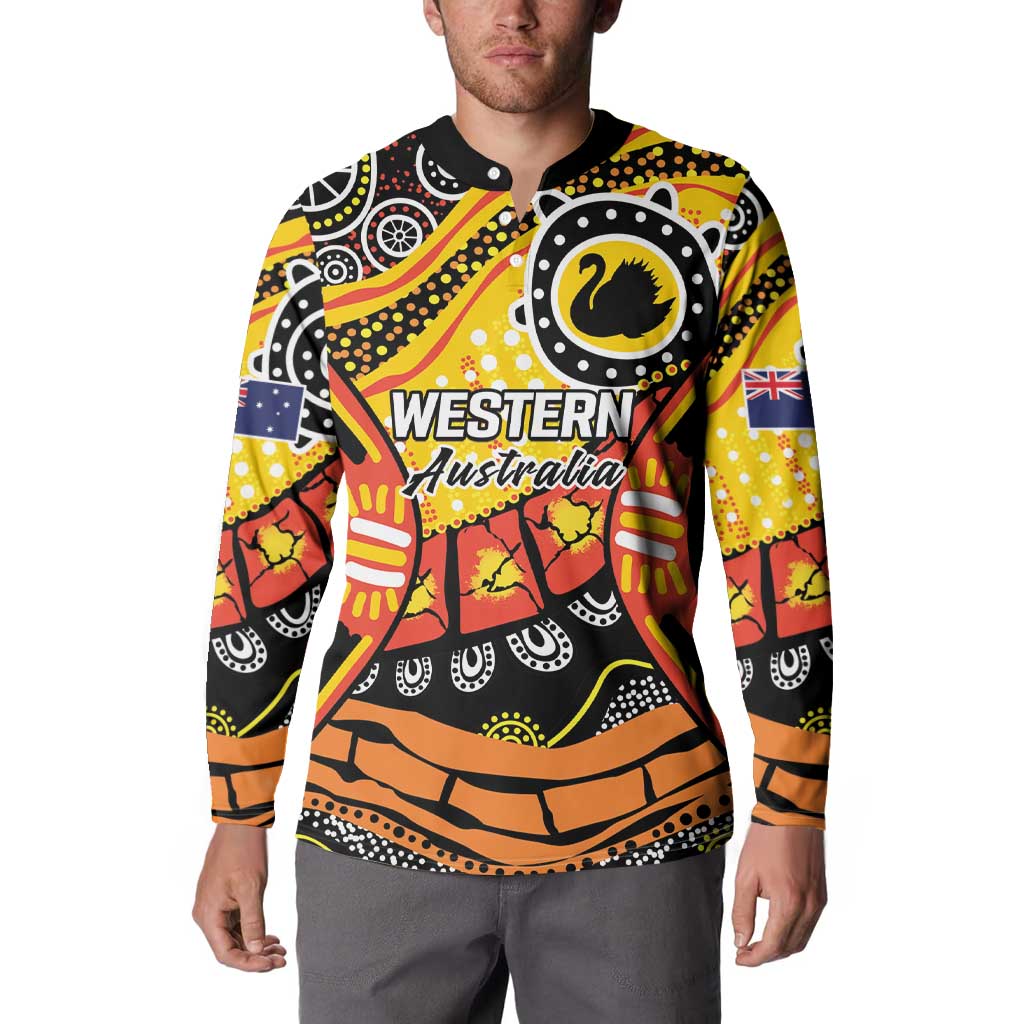 Western Australia Golden State Button Sweatshirt