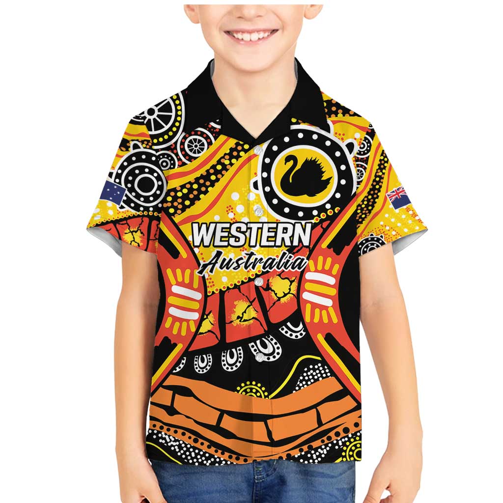 Western Australia Golden State Family Matching Mermaid Dress and Hawaiian Shirt